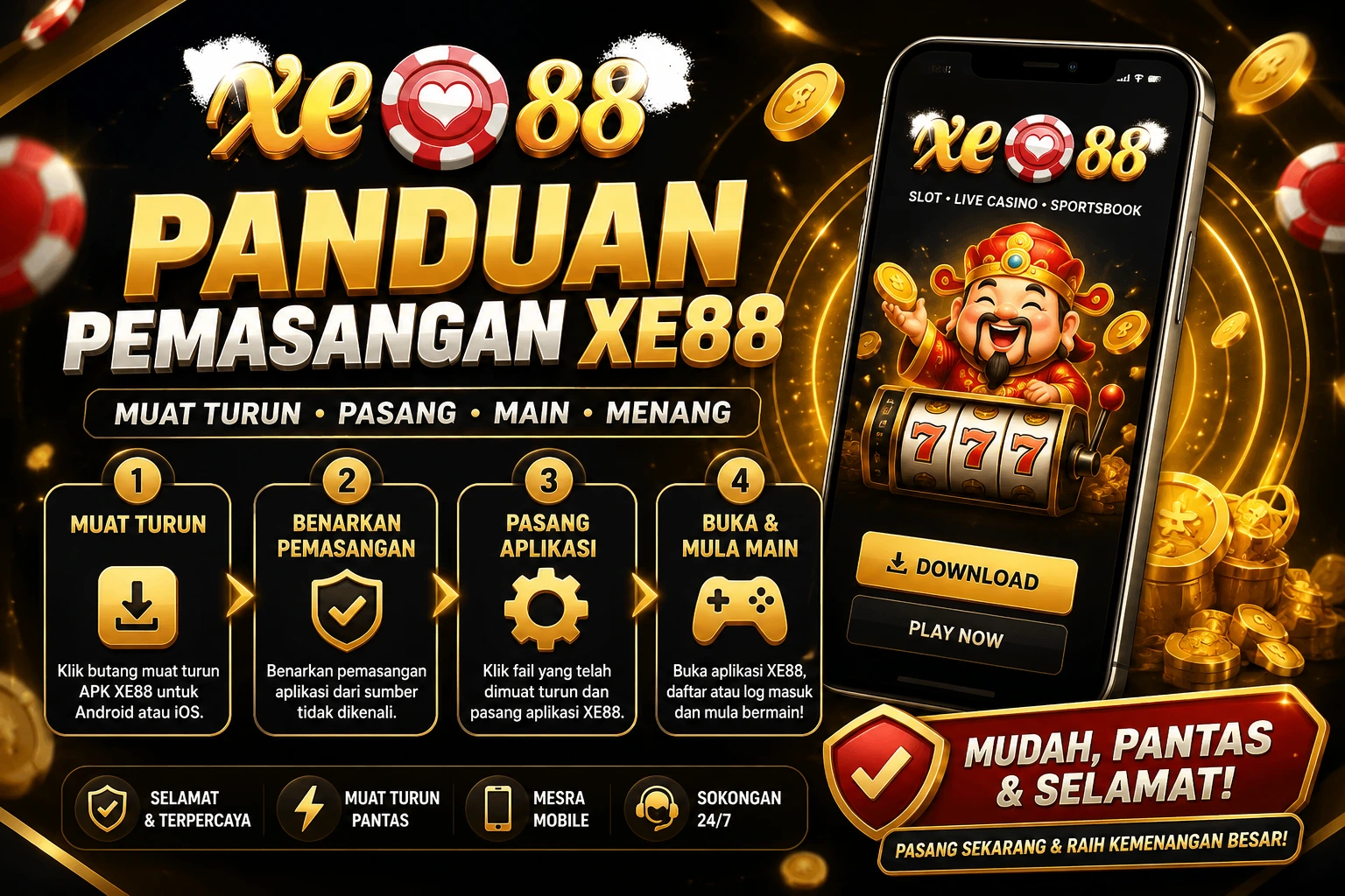 Banner Panduan Pemasangan XE88